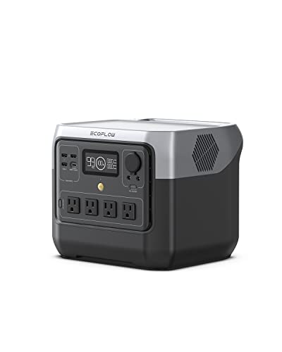 EF ECOFLOW Portable Power Station RIVER 2 Pro, 768Wh LiFePO4 Battery, 70 Min Fast Charging, 4X800W (X-Boost 1600W) AC Outlets, Solar Generator for Outdoor Camping/RVs/Home Use Blac