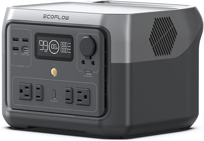 EcoFlow RIVER 2 Max Portable Power Station, 499Wh LiFePO4 Battery, 1-H — Build quality and design details up close