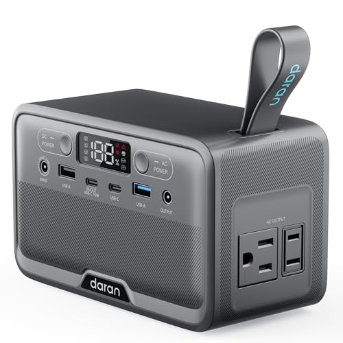DARAN Portable Power Station 89.6Wh LiFePO4 Battery 100W(200W Peak) So — Key specifications at a glance