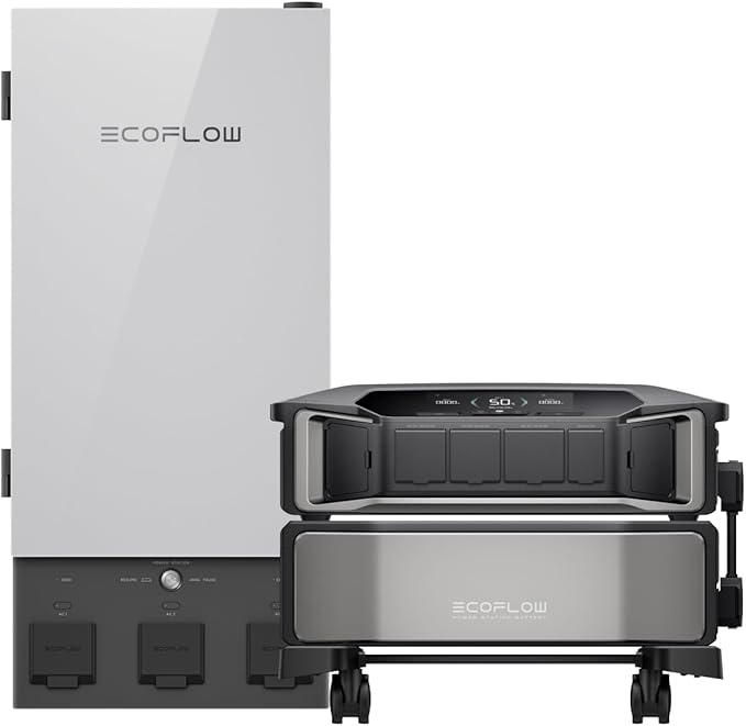 EF ECOFLOW DELTA Pro Ultra and Smart Home Panel, 6000Wh Power Station, Expandable to 90kWh, 7200W AC Output, 2-Hour Full Charge Lifepo4 Home Battery Backup Solar Generator for RV a - Side-by-side comparison of top picks in this category
