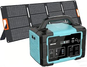 STARYLINE Solar Generator 1800W (3600W Surge) with 200W Solar Panel, 1024Wh LiFePO4 Portab