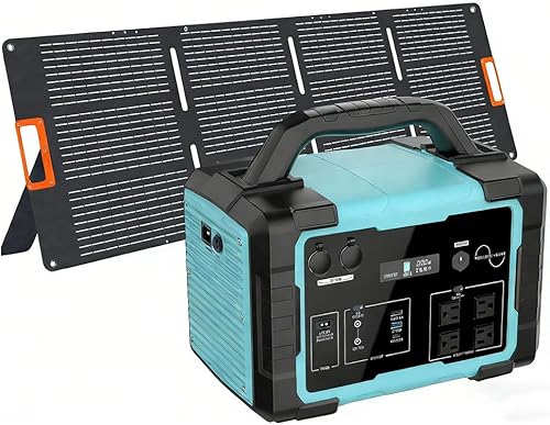 STARYLINE Solar Generator 1800W (3600W Surge) with 200W Solar Panel, 1 — Our hands-on testing setup for anker solix c300 tonal str