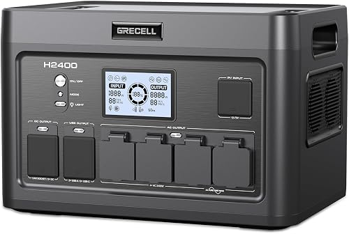 Portable Power Station 2400W, 1843.2Wh LiFePO4 Solar Generator UPS Hom — Build quality and design details up close