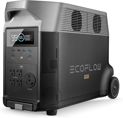 EF ECOFLOW Portable Power Station 3600Wh DELTA Pro, 120V AC Outlets x — Build quality and design details up close