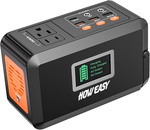 HOWEASY Portable Power Station,120W(240W Peak) Solar Generator,88Wh Li — Durability testing under extreme conditions