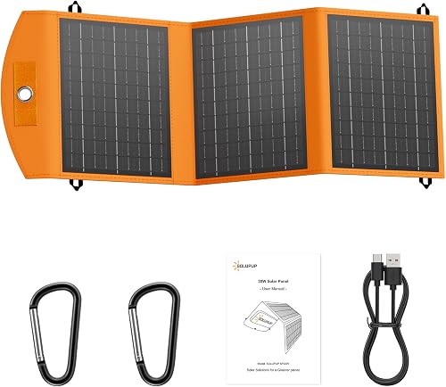 SOLUPUP Solar Panels 30W Portable Foldable Solar Charger with 5V USB-A — Durability testing under extreme conditions