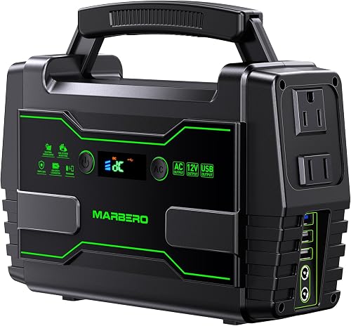 MARBERO Portable Power Station 155Wh Camping Solar Generator 100W with — Side-by-side comparison of top picks in this category
