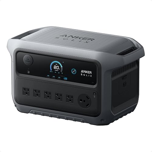 Anker SOLIX C2000 Gen 2 Portable Power Station, 2,400W (Peak 4,000W) S — Our hands-on testing setup for bluetti ac180 for blacksto