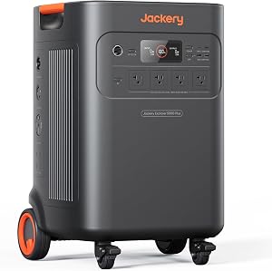 Jackery Solar Generator 5000 Plus Portable Power Station, 5040Wh LiFePO4, 7200W 120V/240V
