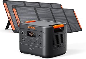 Jackery HomePower 3000 Portable Power Station with 2X 200W Solar Panels, 3600W (Surge 7200