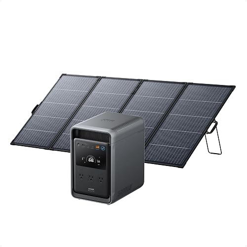 Anker SOLIX S2000 Portable Power Station with 400W Bifacial Solar Pane — Real-world performance testing in action