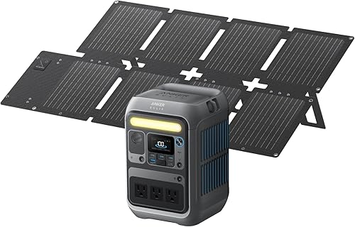 Anker Solar Generator SOLIX C300 with 60W Solar Panel, 288Wh Portable — Build quality and design details up close