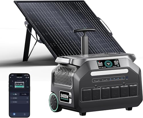 IEE 2400W(4800W Peak) Portable Power Station P2400, 2048Wh LiFePO4 Sol — Our hands-on testing setup for jackery explorer 600 plus 