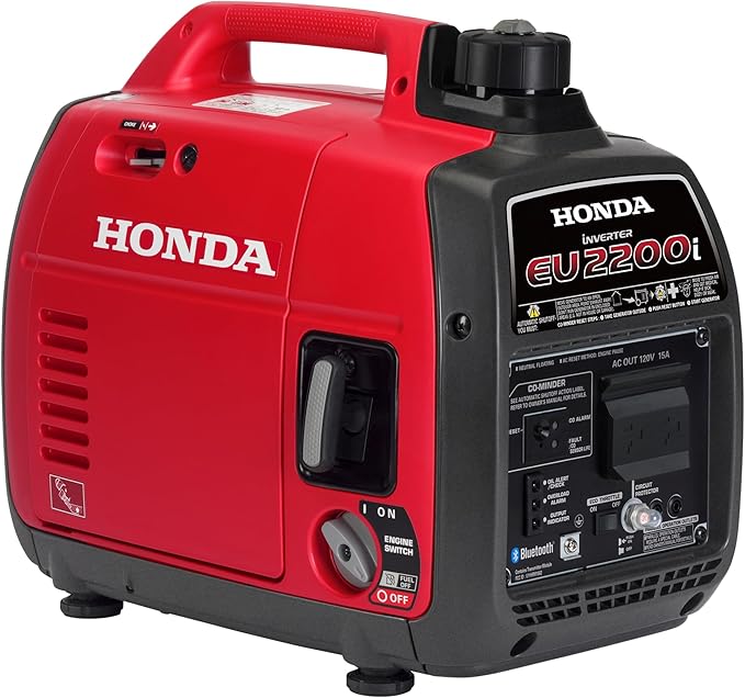 Honda EU2200i 2200-Watt 120-Volt Super Quiet Portable Inverter Generator - Our recommended configuration for best results