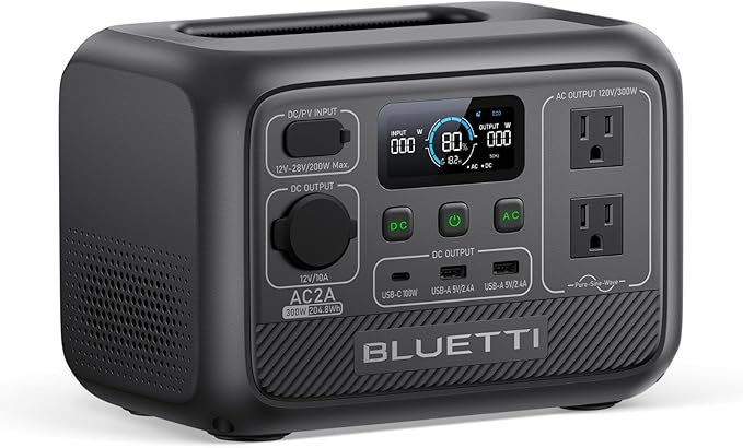 BLUETTI Elite 30 V2 Portable Power Station, 288Wh Solar Generator, 600W AC Outlets (Power Lifting 1500W), Fast Charging LiFePO4 Battery Backup for Camping, Road Trip, Outage (Solar - Side-by-side comparison of top picks in this category