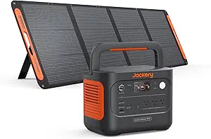 Jackery Solar Generator 1000 v2 with 200W Solar Panel,1070Wh Portable Power Station LiFePO4 Battery,1500W AC/100W USB-C Output, 1Hr Fast Charge for Outdoor,Off-Grid Living,RV,Emerg - Build quality and design details up close