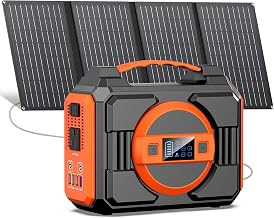 Apowking Portable Solar Powered Generator 300W Rated, with Solar Panel — Our hands-on testing setup for jackery 2000 plus emtb cha