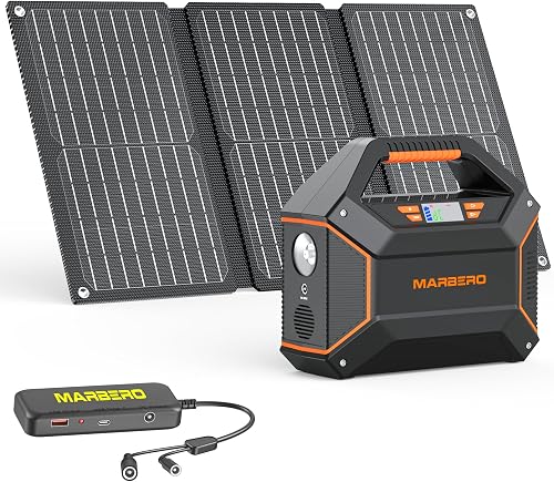 MARBERO 155Wh Solar Generator with Solar Panel Included 30W Portable P — Durability testing under extreme conditions