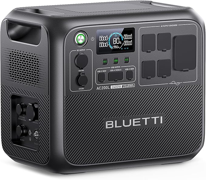 BLUETTI AC200L Portable Power Station, 2048Wh LiFePO4 Battery Backup, Expandable to 8192Wh w/ 4 2400W AC Outlets (3600W Power Lifting), 30A RV Output, Solar Generator for Camping, - Final verdict and top picks lineup