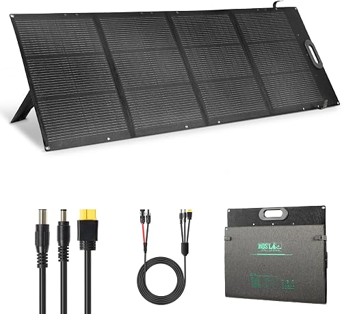 HQST 200W Ultra-Light Portable Solar Panel for Power Station & Solar G — Build quality and design details up close