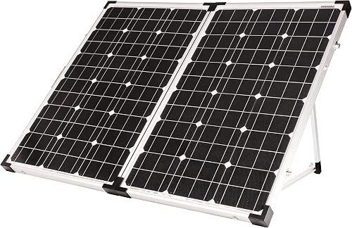 Go Power GP-PSK-130 130W Portable RV Solar Panel Kit - Folding Solar P — Real-world performance testing in action
