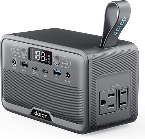 DARAN Portable Power Station 89.6Wh LiFePO4 Battery 100W(200W Peak) So — Our recommended configuration for best results