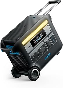 Anker SOLIX F2000 Portable Power Station, PowerHouse 767, 2400W Solar Generator, GaNPrime