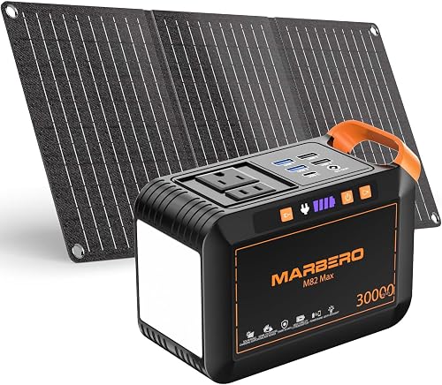 MARBERO Solar Generator 111Wh Portable Power Station with Solar Panel — Durability testing under extreme conditions