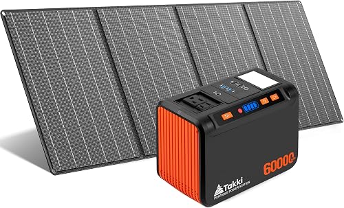 Takki Solar Generator 250W Portable Power Station with 40W Solar Panel — Our recommended configuration for best results